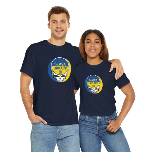 Grateful Dead - Slava Ukraini Stealie Grateful Dead T-Shirt - StealieShop